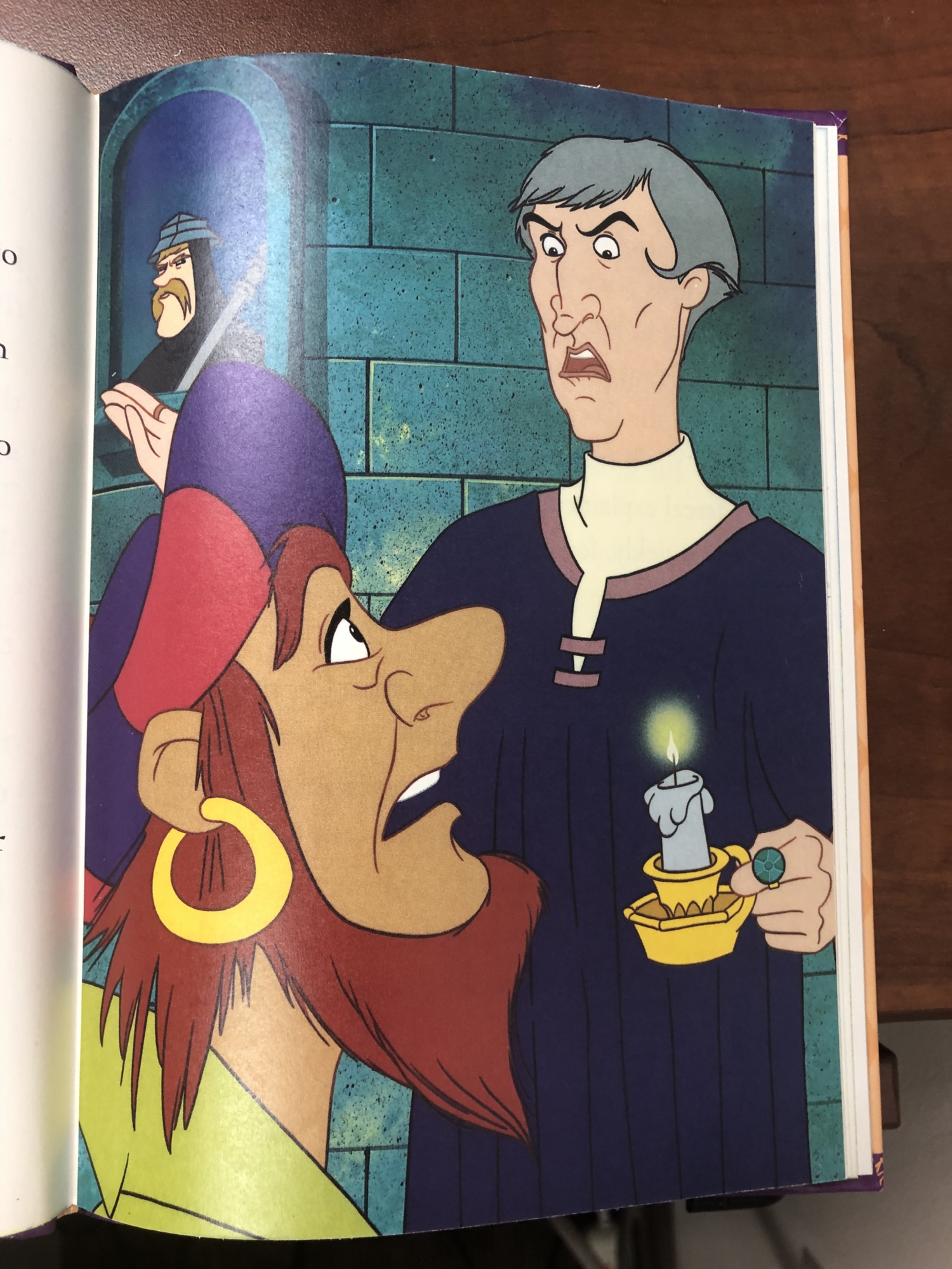 The Hunchback of Notre Dame : Book Art (Disney, c. 1990s) Frollo Meets