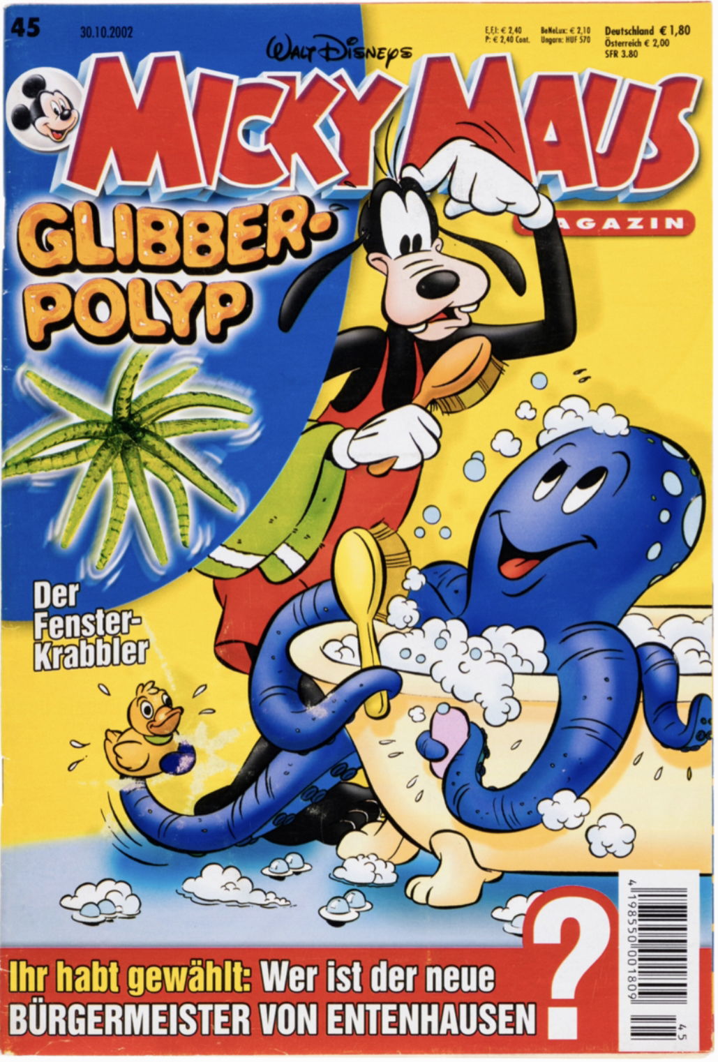 micky-maus-magazin-45-goofy-and-octopus-cover-illustration-by-ray