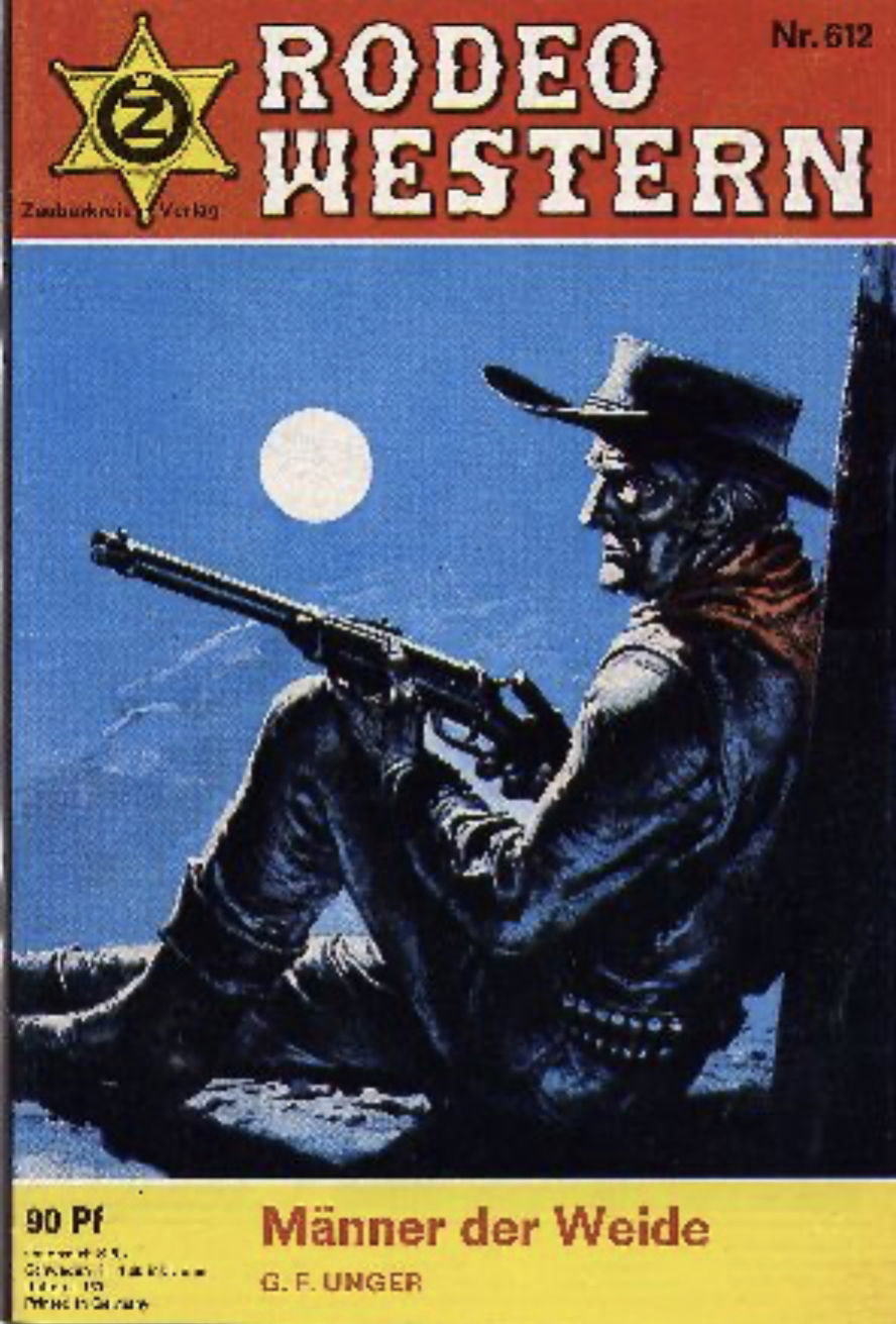 German Wild West Cover Rodeo Western 612 Cover Artist Rudolf