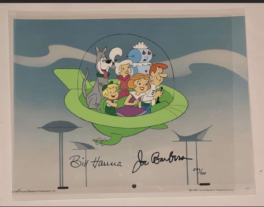 Hanna Barbera / The Jetsons Hand Painted Limited Edition Cel Entitled ...