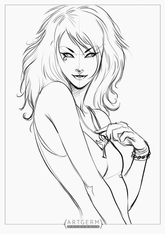 artgerm line art