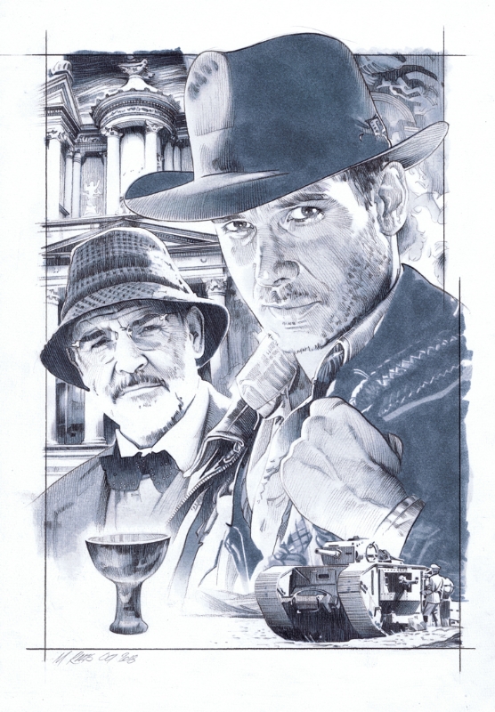 My submission for the Indiana Jones drawing contest  rindianajones
