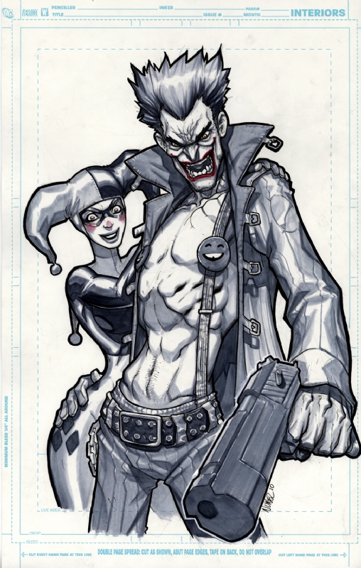 Joker And Harley, in Eduardo Nunez's Commissions Comic Art Gallery Room