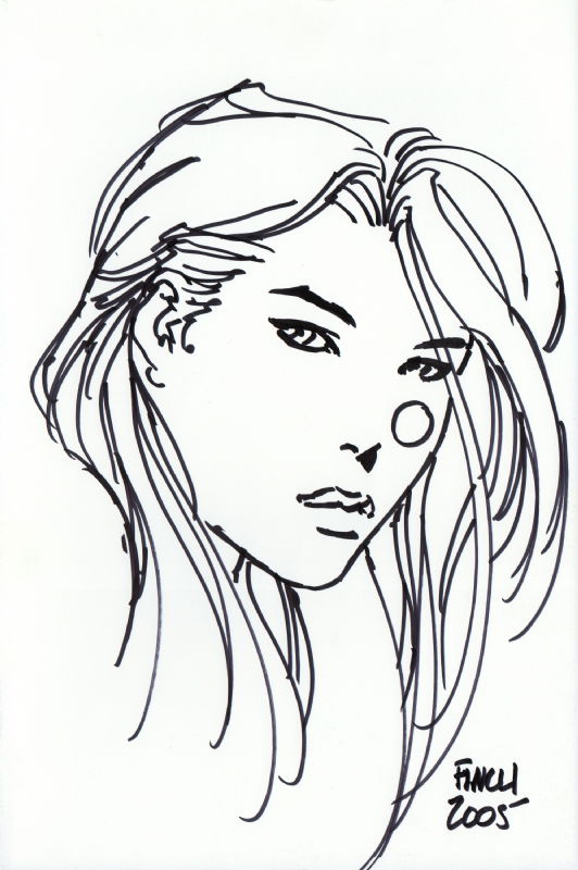 AphroditeX, in Key Stuber's David Finch Comic Art Gallery Room