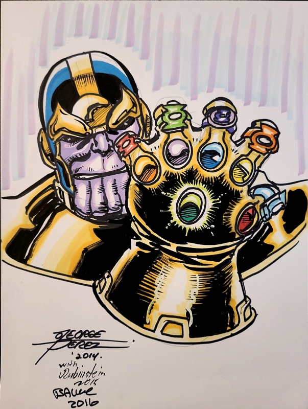 Thanos Drawing Print | MonicArt