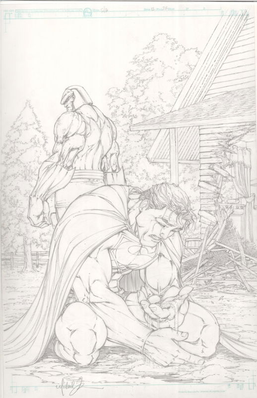 Superman / Batman #12 Page 22 - Michael Turner, in Surge tech's Art Comic  Art Gallery Room