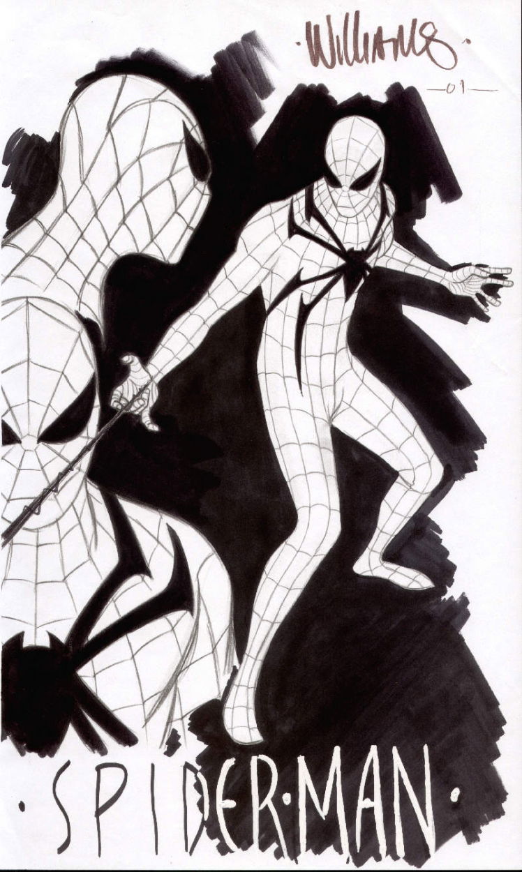 Dave Williams Spider-Man re-design 1, in John Cogan's Williams, David A ...