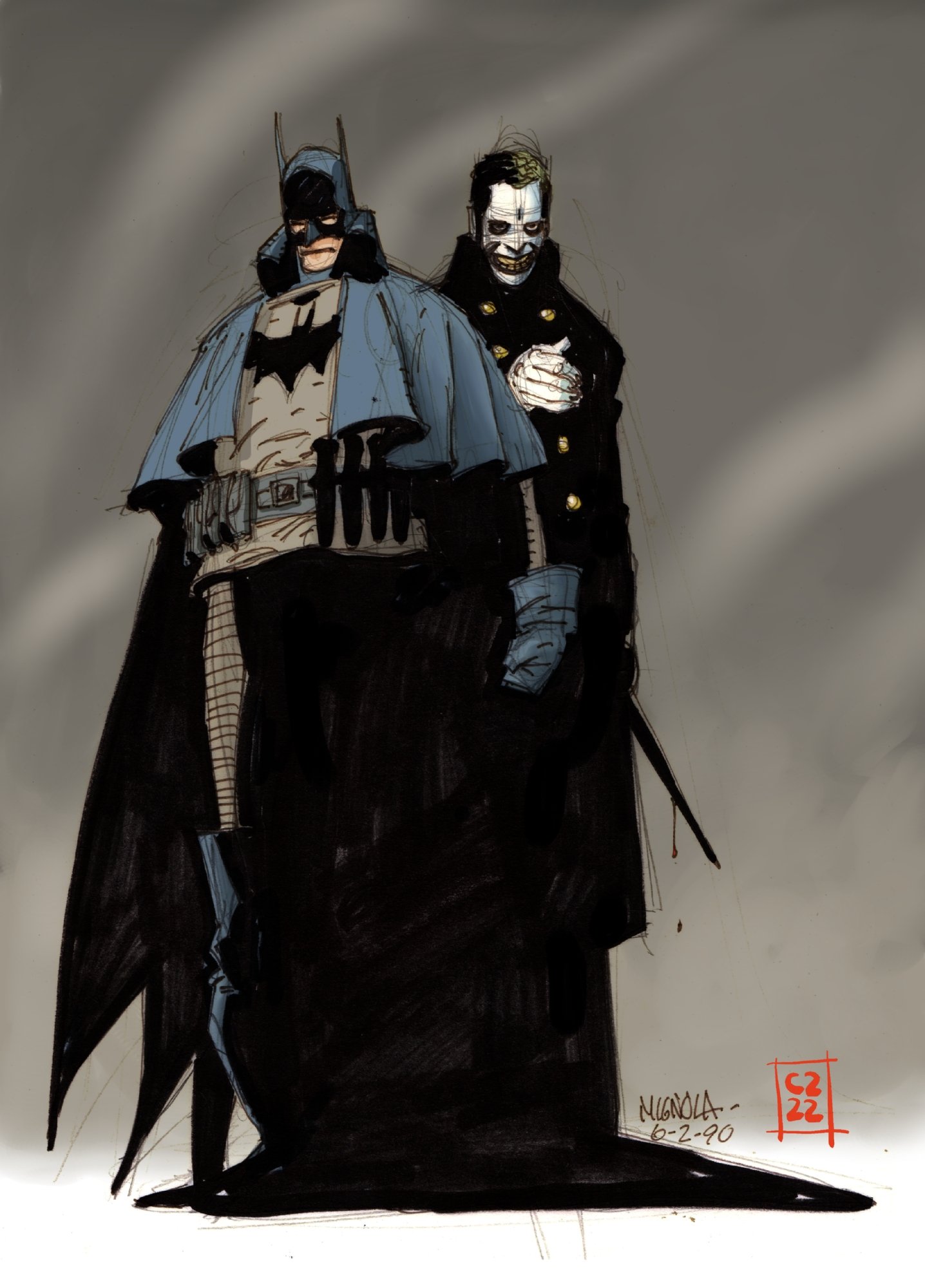 Mignola Gotham by Gaslight Batman & Joker, in John Cogan's Mignola, Mike  Comic Art Gallery Room