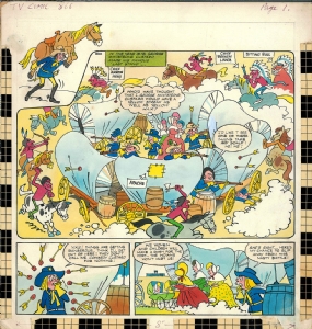 Ken Dodd's Diddymen from TV Comic, Comic Art