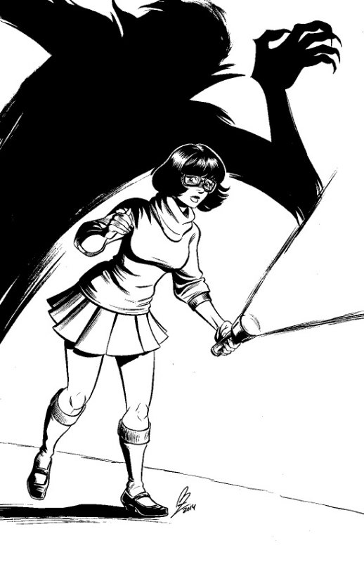 Velma By Megan Levens In Lan Pitts S Women Of Mystery Inc Comic Art