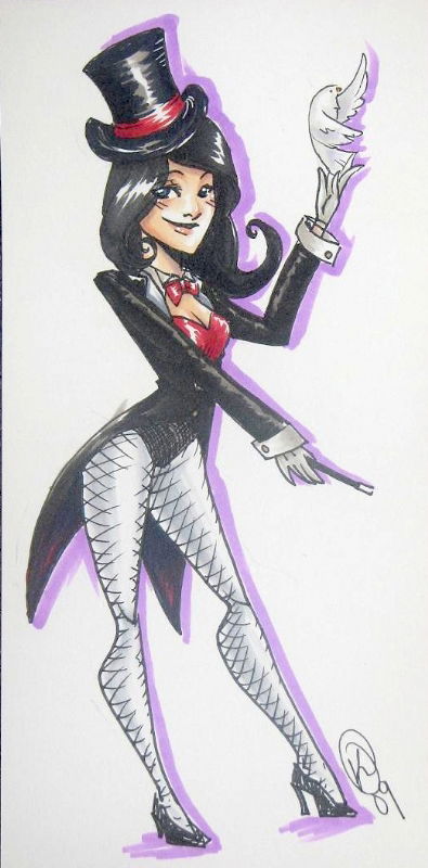 Zatanna By Kristin Mokes In Lan Pitts S Zatanna Mistress Of Magic