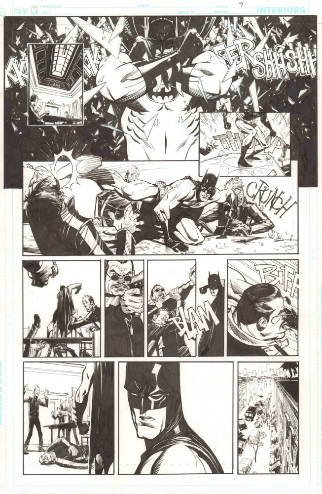 Batman Black and White #5 page 7, in Marshall G.'s Andrew Robinson Comic  Art Gallery Room