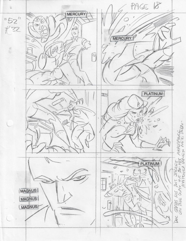 52 Week 22 breakdown Page 18, in Brian Christman's Keith Giffen's ...