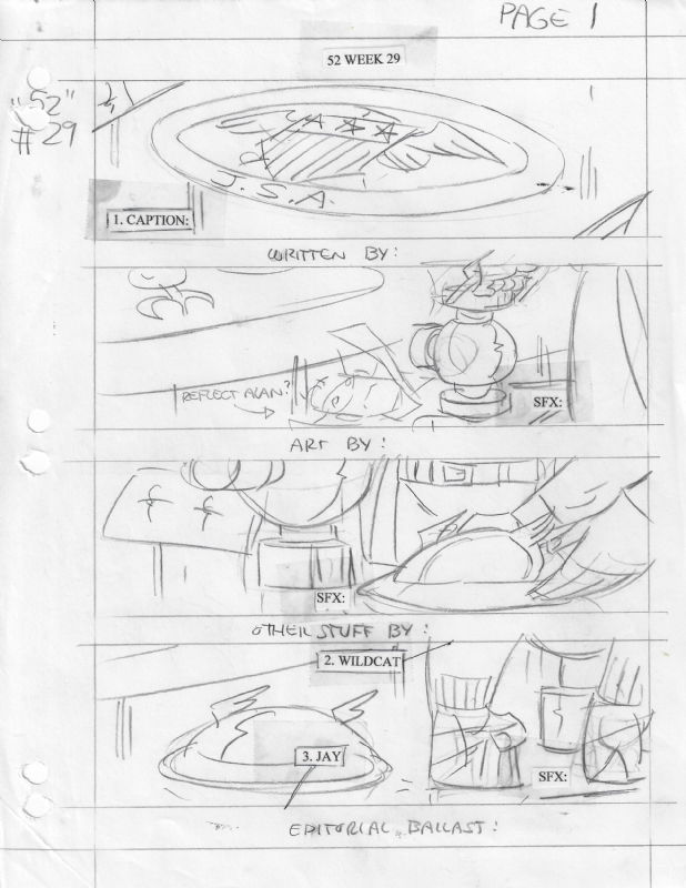 52 Week 29 breakdown Page 1, in Brian Christman's Keith Giffen's ...