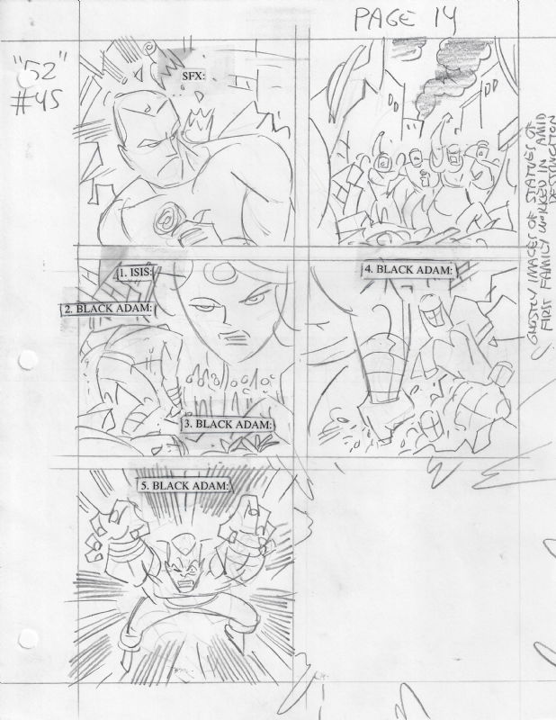 52 Week 45 breakdown Page 14, in Brian Christman's Keith Giffen's ...