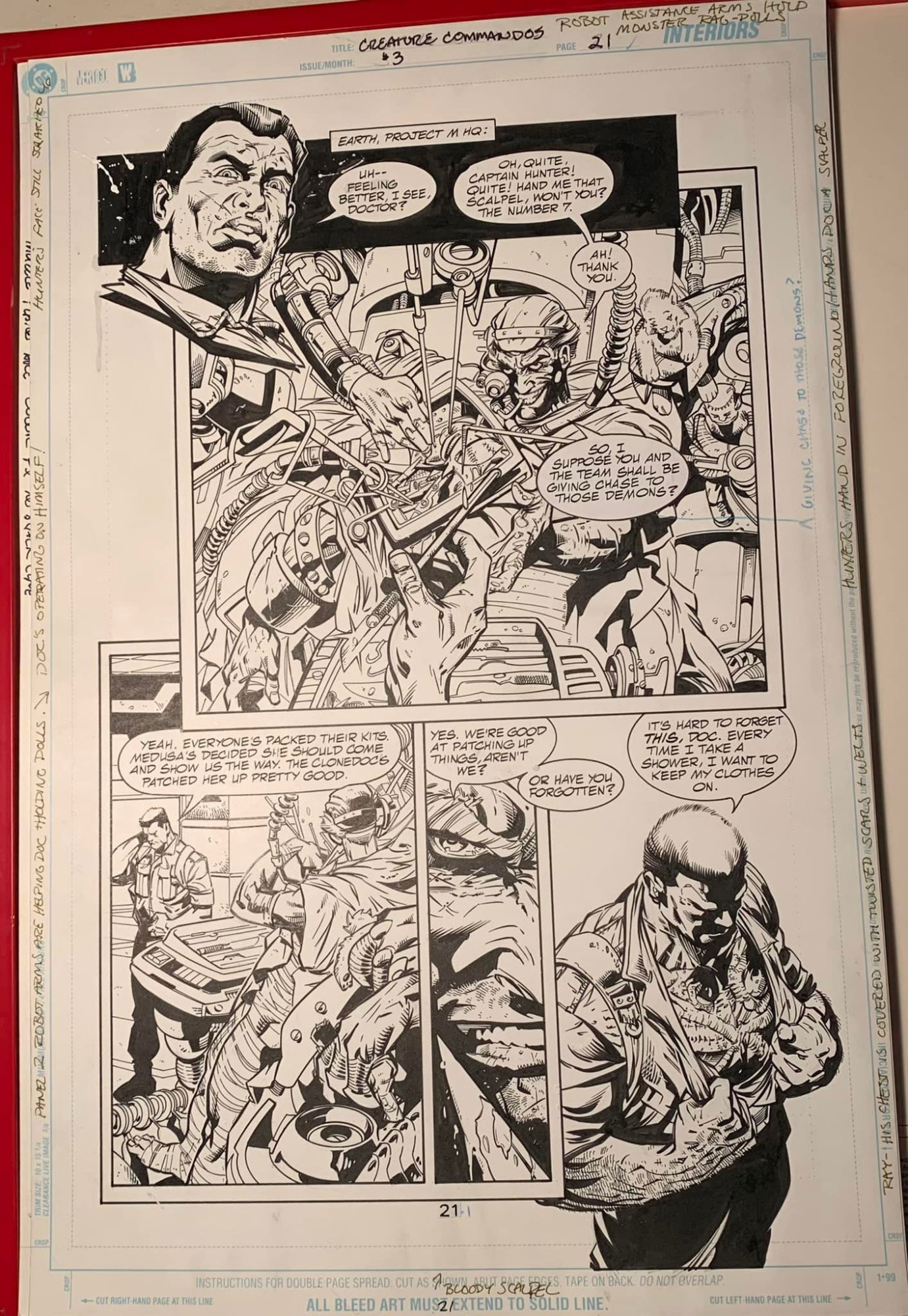 Comic Art Shop :: Ray Kryssing's Comic Art Shop :: Creature Commandos ...