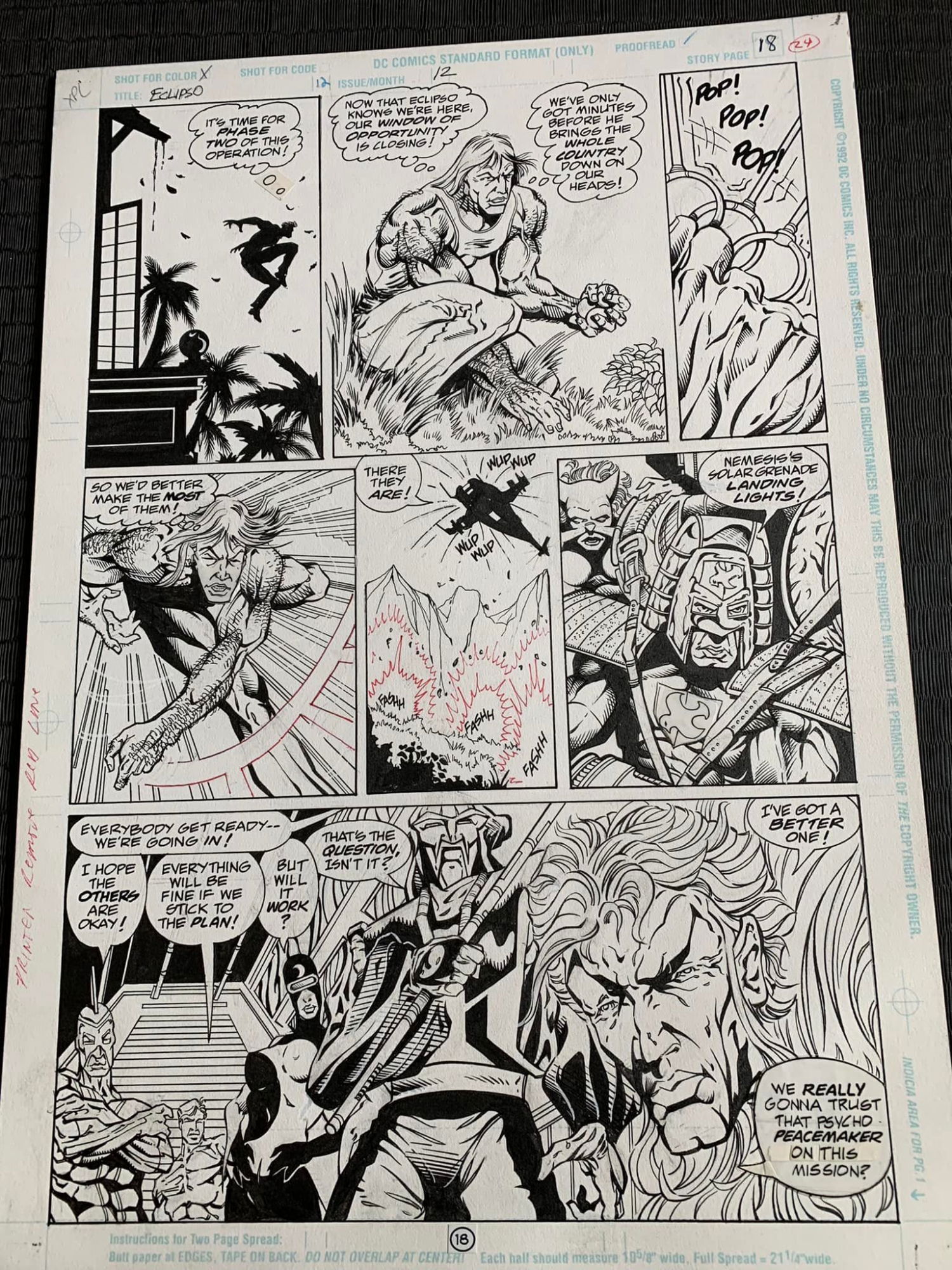 Comic Art Shop :: Ray Kryssing's Comic Art Shop :: Eclipso #12 Pg. 18 ...