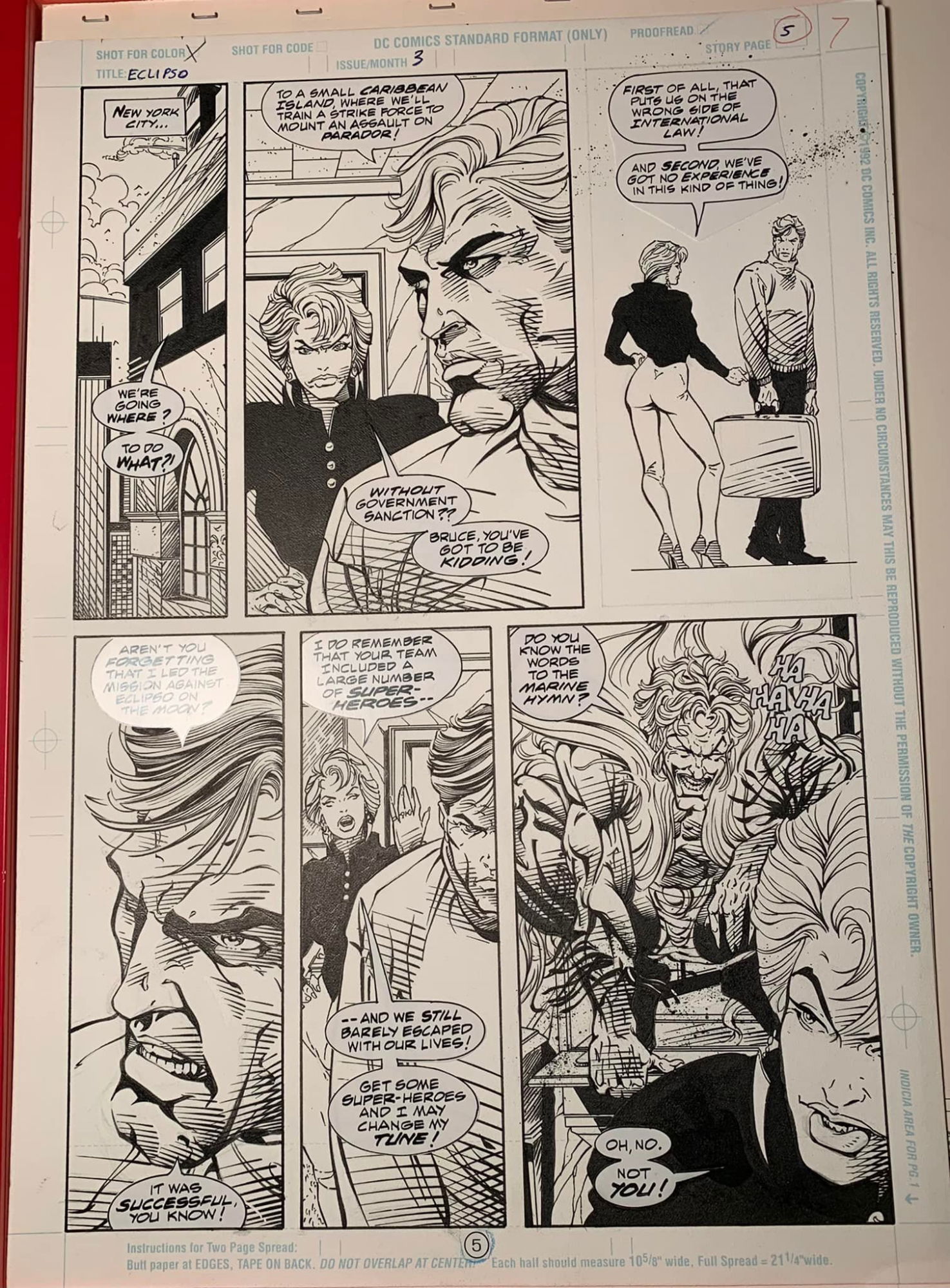 Comic Art Shop :: Ray Kryssing's Comic Art Shop :: Eclipso #3 Pg. 5 ...