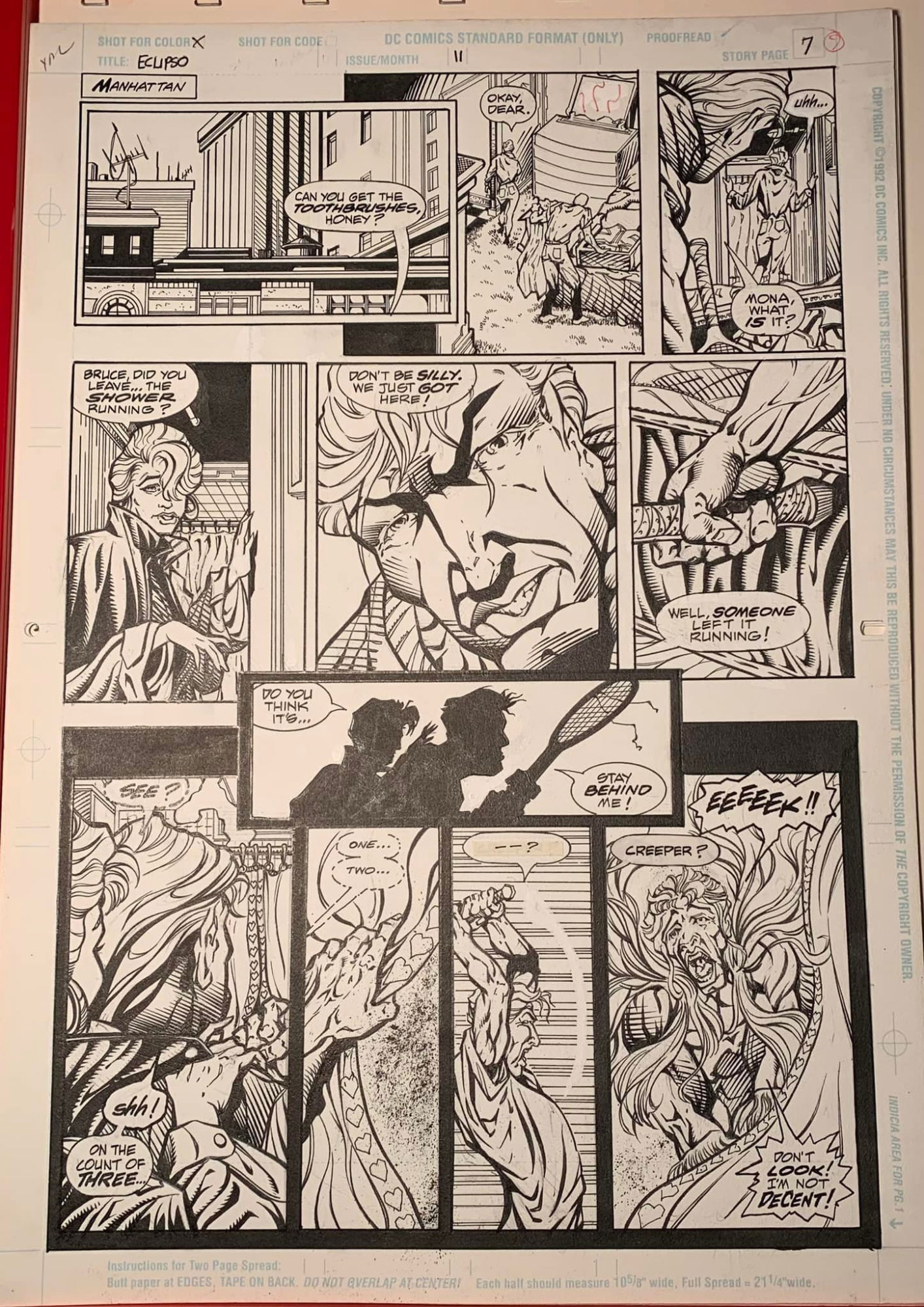 Comic Art Shop :: Ray Kryssing's Comic Art Shop :: Eclipso #11 Pg. 7 ...