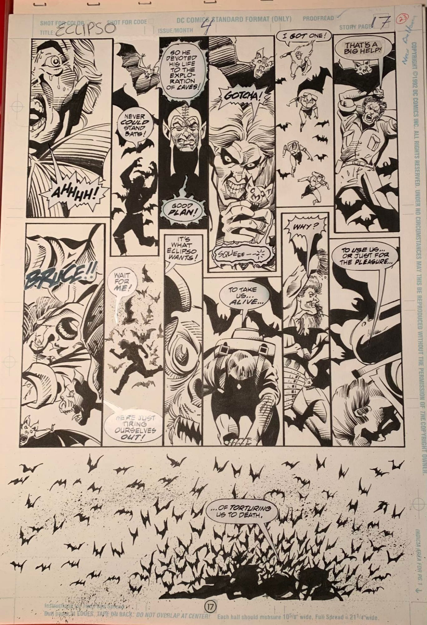 Comic Art Shop :: Ray Kryssing's Comic Art Shop :: Eclipso #4 Pg. 17 ...