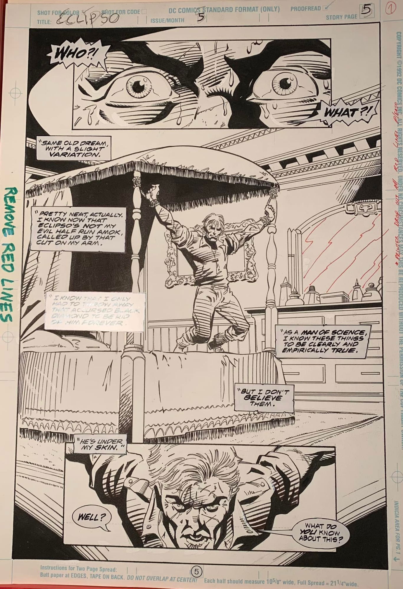 Comic Art Shop :: Ray Kryssing's Comic Art Shop :: Eclipso #5 Pg. 5 ...