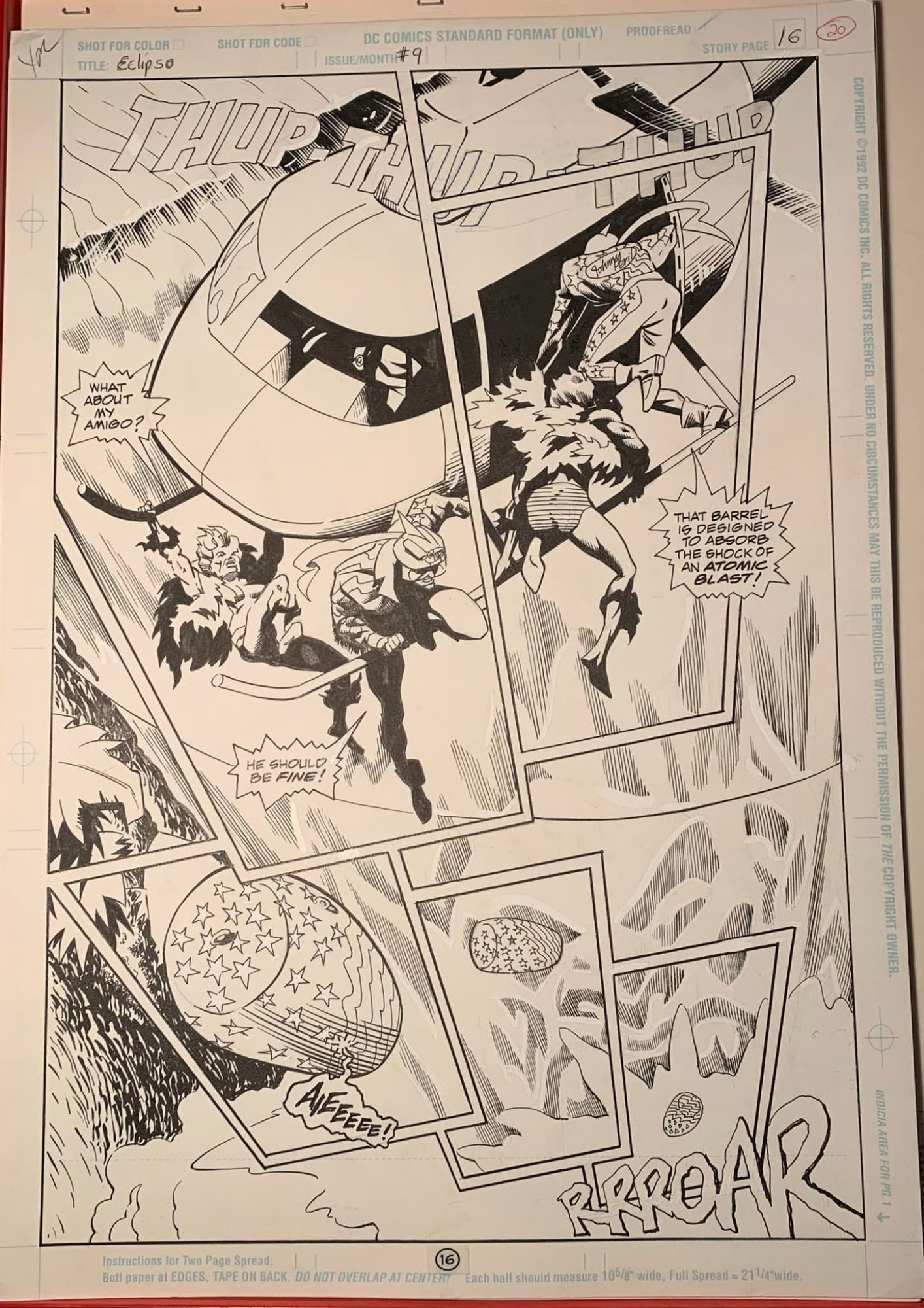 Comic Art Shop :: Ray Kryssing's Comic Art Shop :: Eclipso #9 Pg. 16 ...