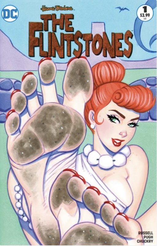 Marvel Black Cat Feet Porn - Wilma Flintstone Foot Fetish, in Erik C's 100% Originals Comic Art Gallery  Room