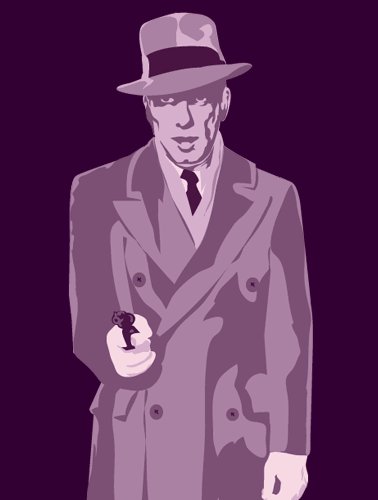 Bogart, in Brian Salazar's Digital Art Comic Art Gallery Room