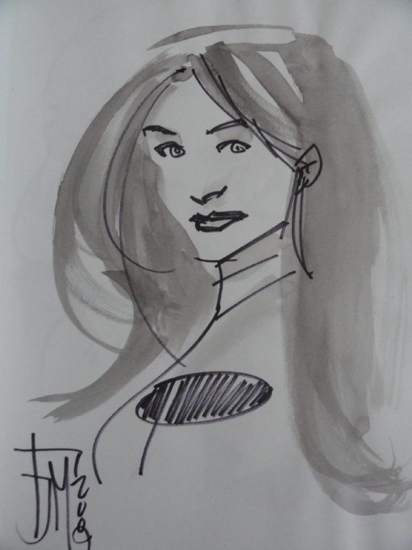 Phantom Girl, in Matt Kramer's Legion of Super-Heroes Sketchbook Comic ...