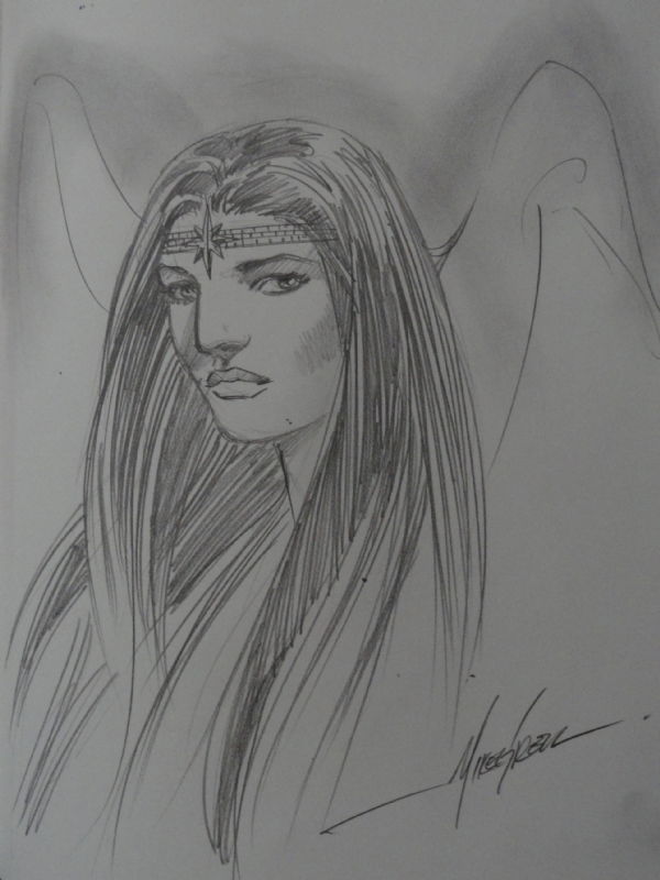 Dawnstar In Matt Kramers Legion Of Super Heroes Sketchbook Comic Art