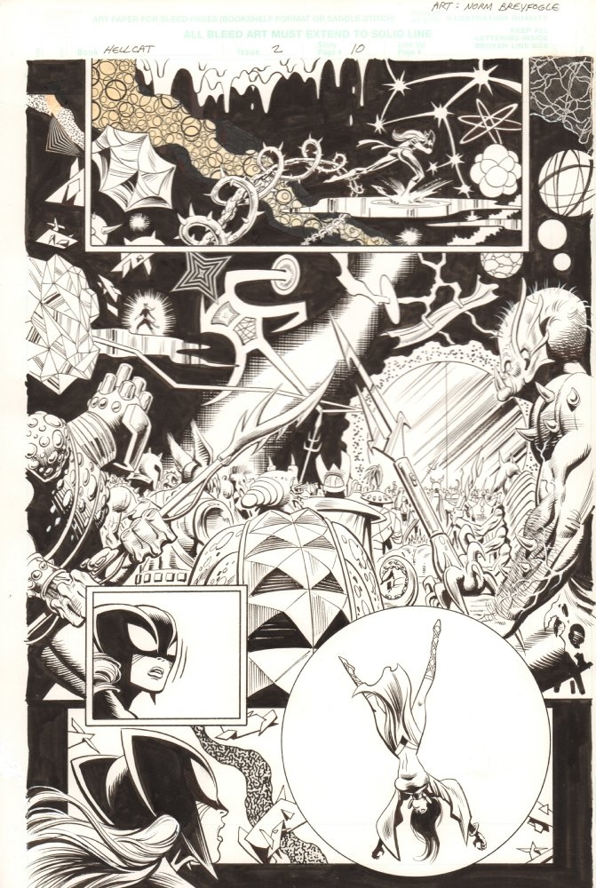 Hellcat #2 p.10 by Norm Breyfogle, in Mike Bravenec's Marvel Artwork ...