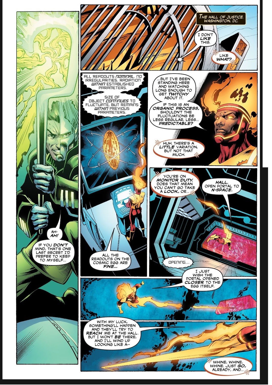 Trinity #16 Pg 9 by Mark Bagley, in Mike Bravenec's DC artwork Comic ...