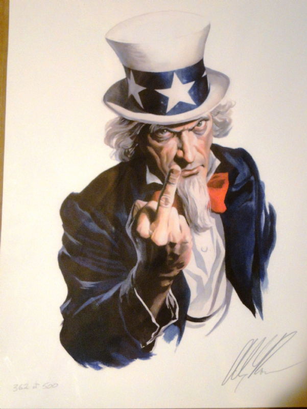 Alex Ross on X: Uncle Sam #unclesam #usa #art #comicartist #sundayfunday   / X