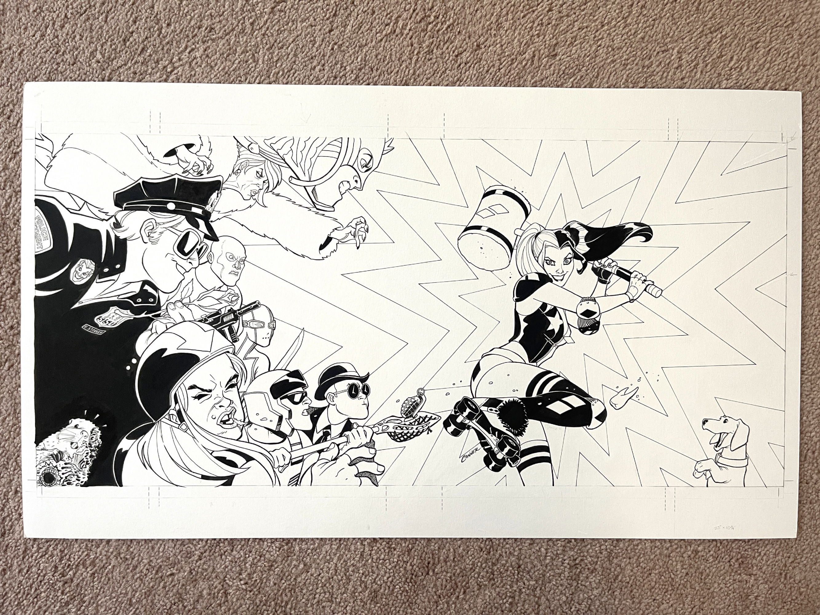 Amanda Conner Harley Quinn Omnibus Wraparound Cover In Jimmy Palmiottis Showing Some Of My 8589