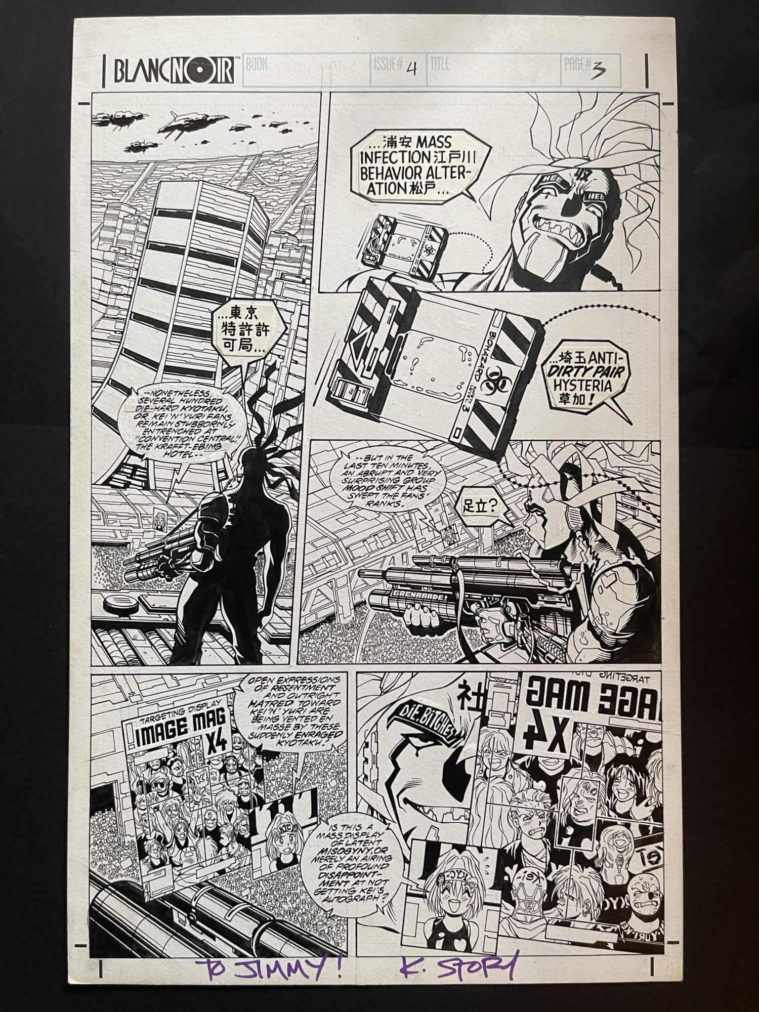 ADAM WARREN KARL STORY BLANCNOIR PAGE in Jimmy Palmiotti s