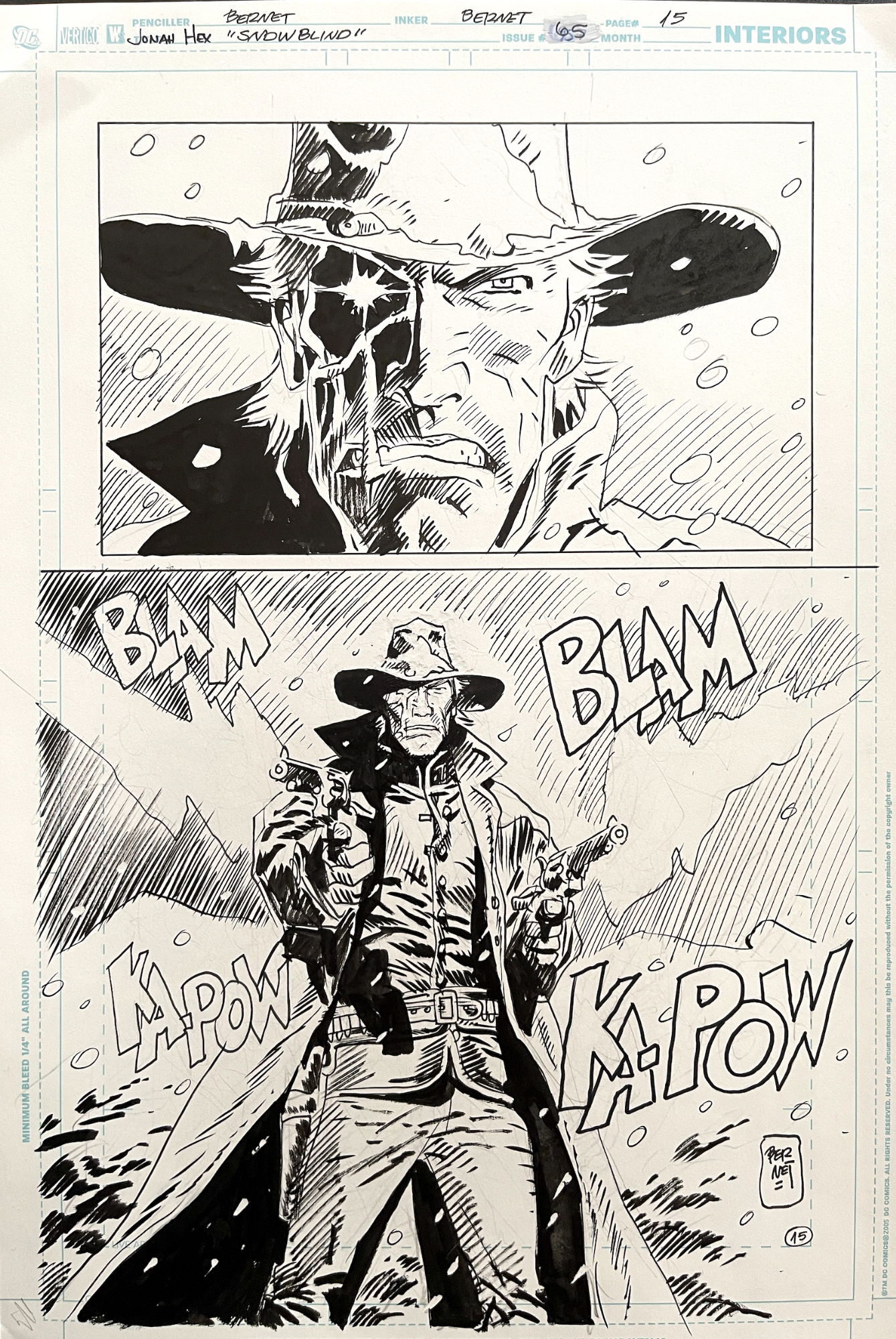 JORDI BERNET JONAH HEX #65, in Jimmy Palmiotti's Showing some of my art ...