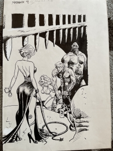 JORDI BERNET  Andrax cover. , Comic Art