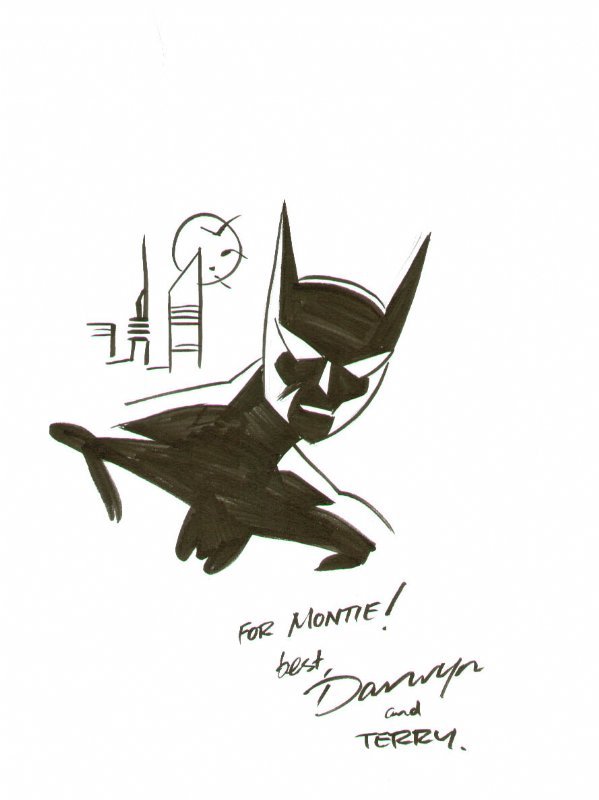 Batman Beyond Sketch - Darwyn Cooke , in Laura Mc.'s Batman Beyond Comic  Art Gallery Room