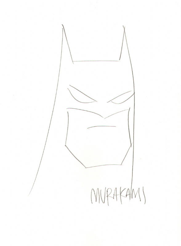 Batman Sketch - Glenn Murakami , In Laura Mc.'s Batman & Superman 