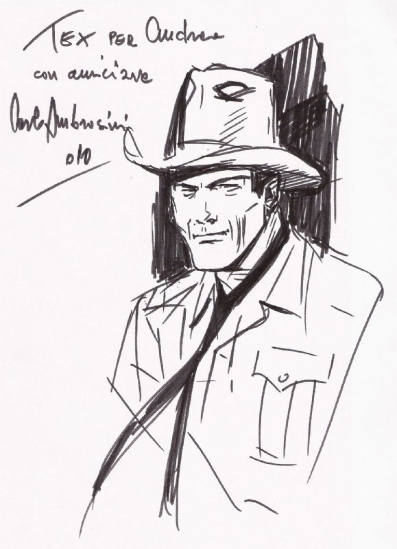 Ambrosini - Tex Sketch, in Andrea Q.'s Ambrosini, Carlo Comic Art ...