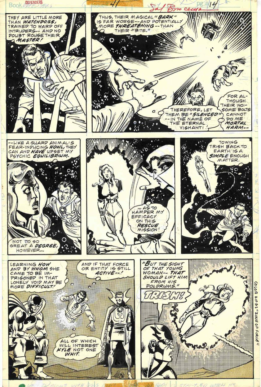 Defenders #41 Pg 14, in Weng Keong Tam's Sal Buscema - Defenders Comic ...