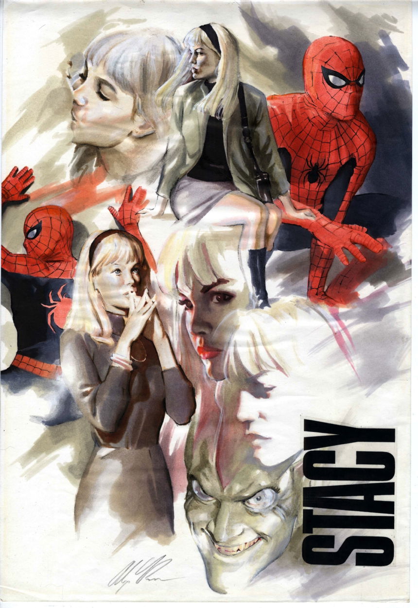 Marvels Gwen Stacy Study , in Weng Keong Tam's Other Cool Stuff Comic Art  Gallery Room