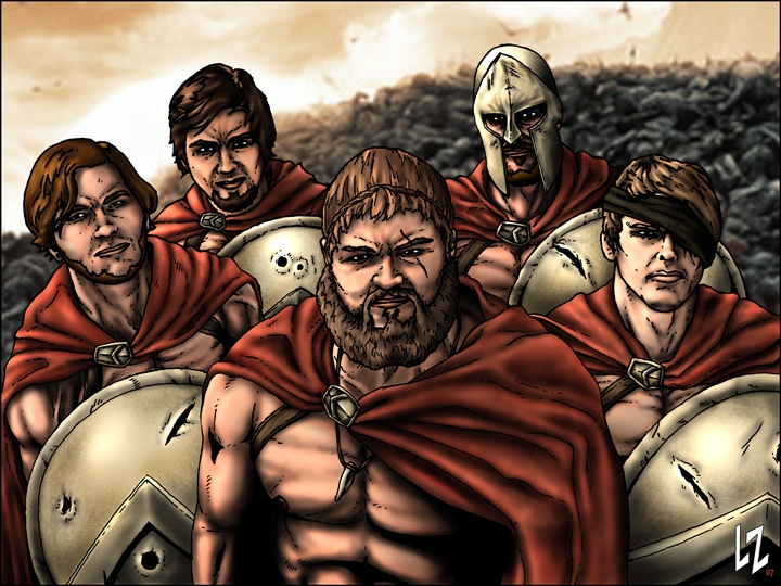 characters in 300 spartans