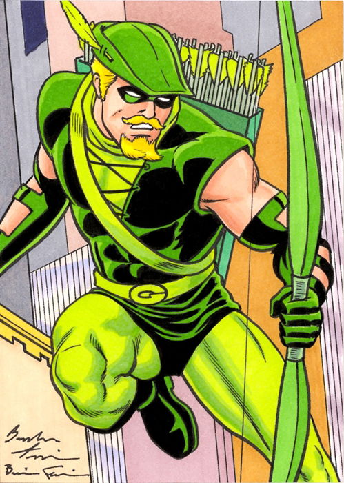 GREEN ARROW 14, in Brendon and Brian Fraim's COLOR SKETCH CARDS 2012 ...