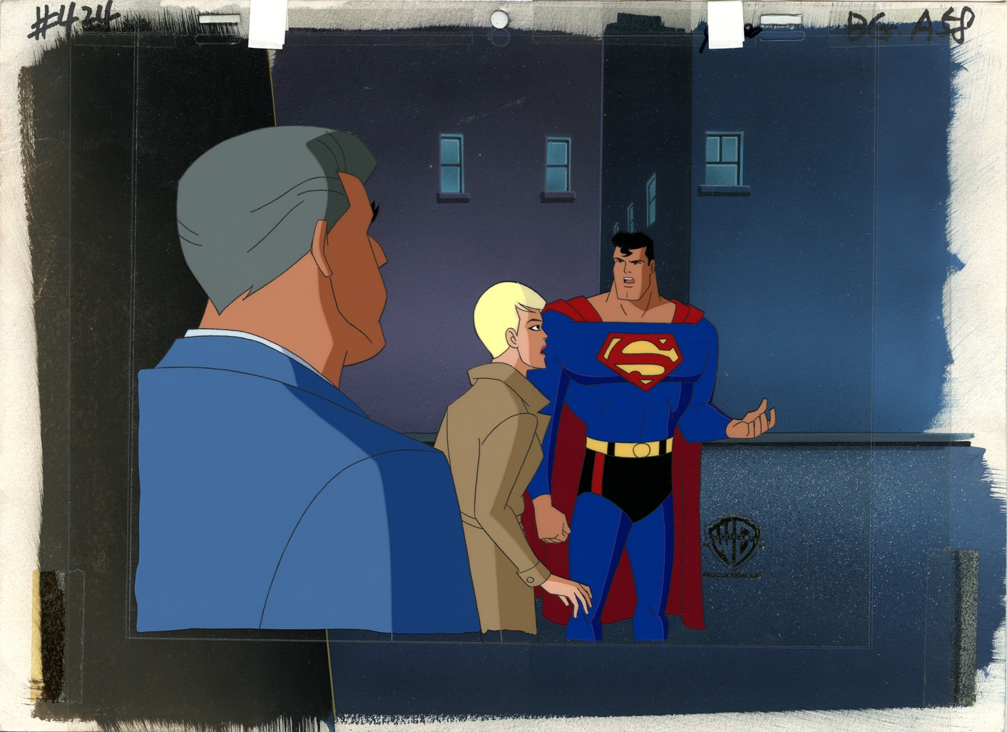 SUPERMAN: The Animated Series Animation Cell featuring Lois Lane and the Man  of Steel!, in Brendon and Brian Fraim's Our Animation Cel Collection Comic  Art Gallery Room