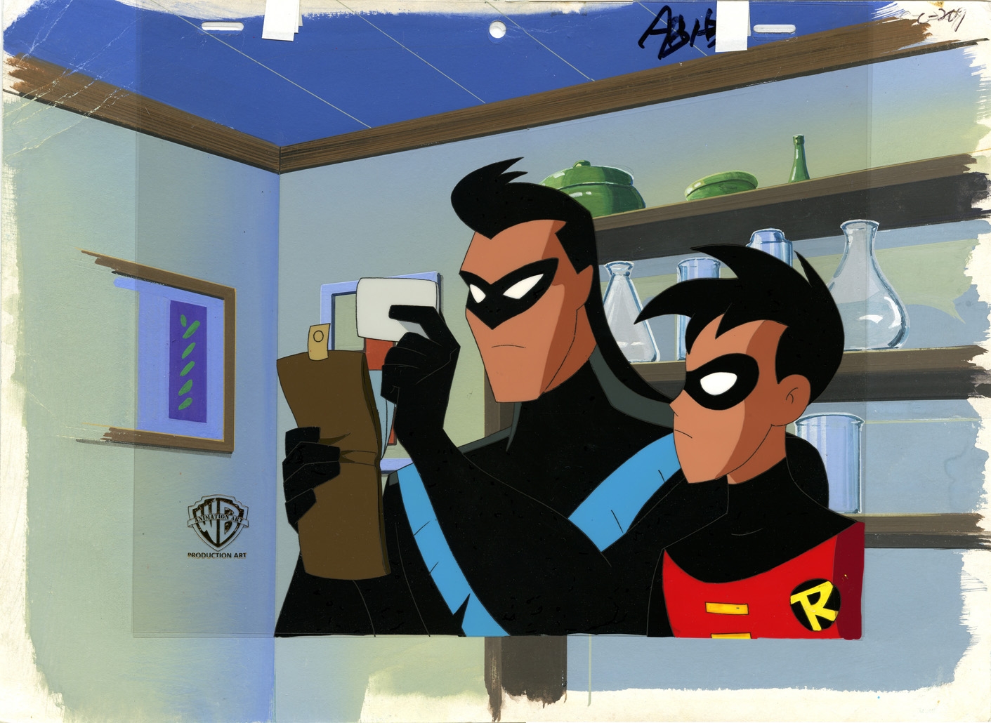 BATMAN:The Animated Series Animation Cell featuring Nightwing & Robin!, in  Brendon and Brian Fraim's Our Animation Cel Collection Comic Art Gallery  Room