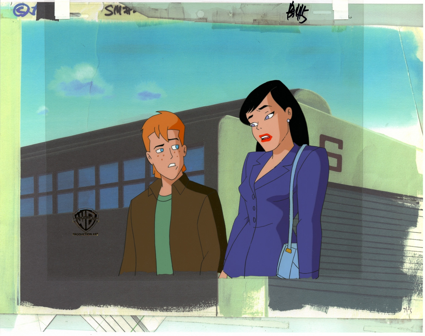 SUPERMAN: The Animated Series Animation Cell featuring Lois Lane and the Man  of Steel!, in Brendon and Brian Fraim's Our Animation Cel Collection Comic  Art Gallery Room