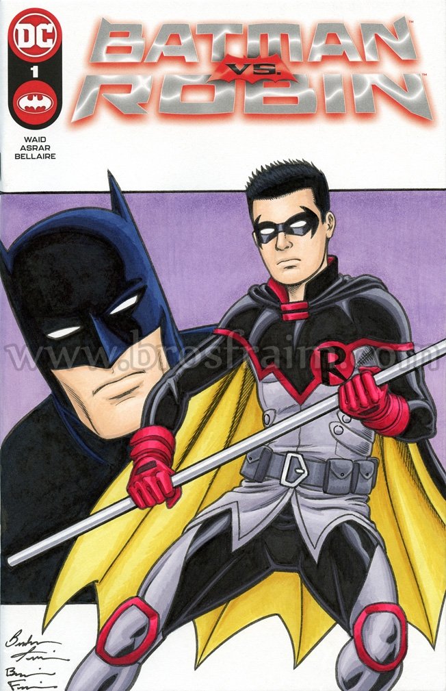 Batman  Robin  A Drawing Or Painting  Art on Cut Out  Keep  Creation  by HarleeQuinn03