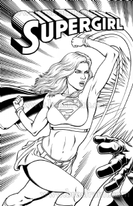 11x17 SUPERGIRL #4, Comic Art