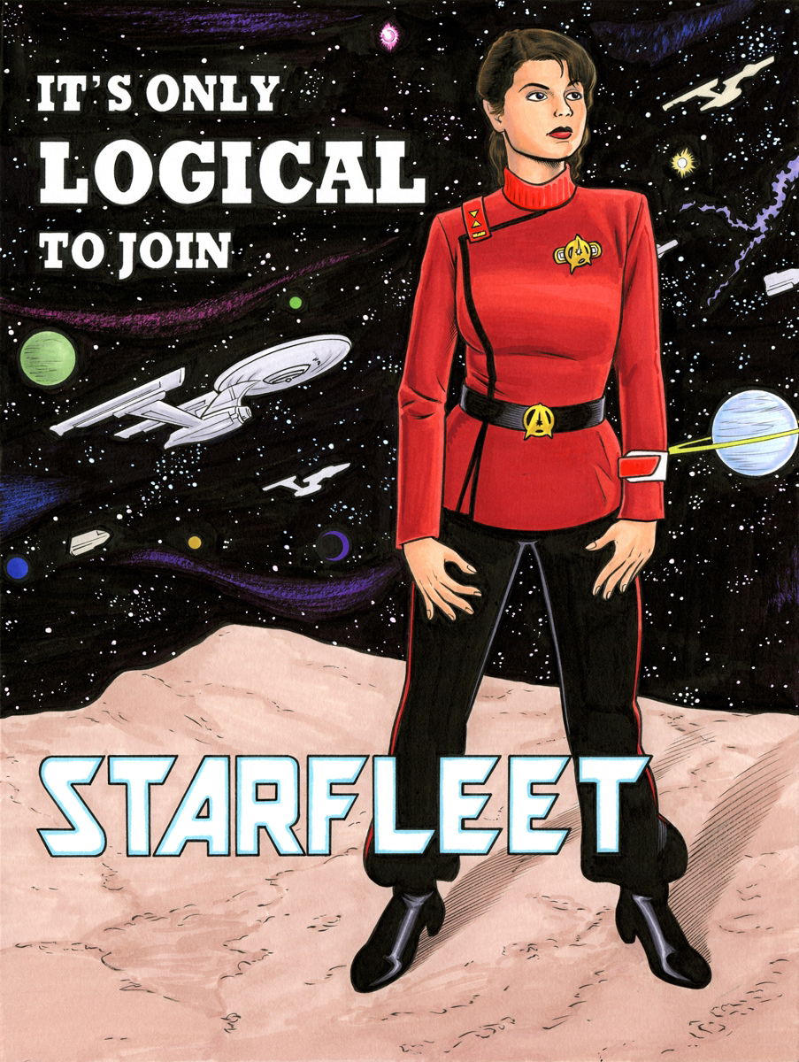 JOIN STARFLEET! -Star Trek, in Brendon and Brian Fraim's Commissions ...